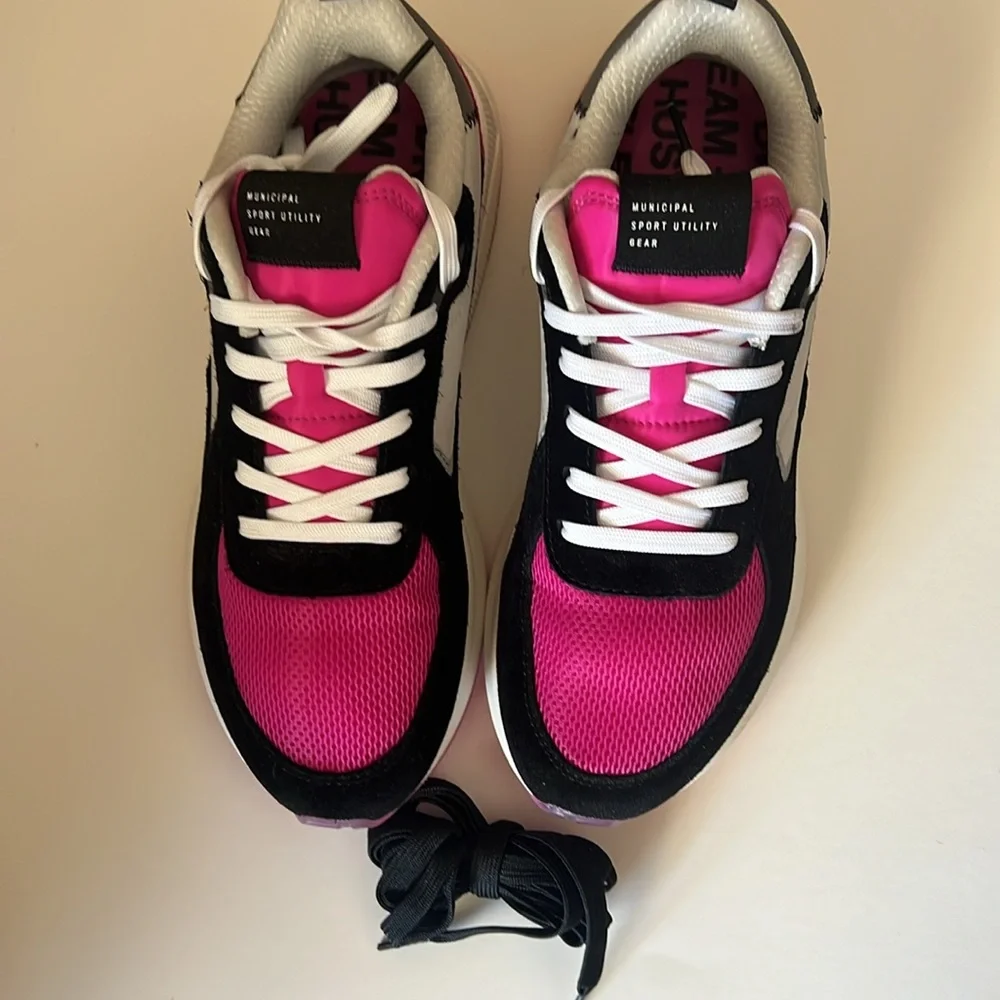 Municipal Origin Shoe-Cement Magenta Black-Unisex M8-8.5 EU42-worn twice - Picture 2 of 8